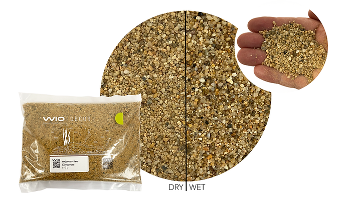 WIOdecor-Sands - CIMARRON RIVER SAND 2kg, 0,1 - 6mm WIOdecor-Sands - CIMARRON RIVER SAND 2kg, 0,1 - 6mm