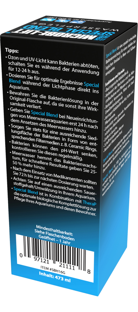 Microbe-Lift Special Blend - Biologisches Pflegesystem Wasserpflege Bakterien 118 ml Microbe-Lift Special Blend - Biologisches Pflegesystem Wasserpflege Bakterien 118 ml