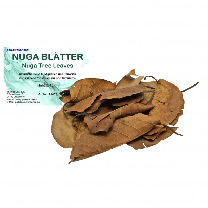 Garnelengarten Nuga Blätter 15 gr Garnelengarten Nuga Blätter 15 gr