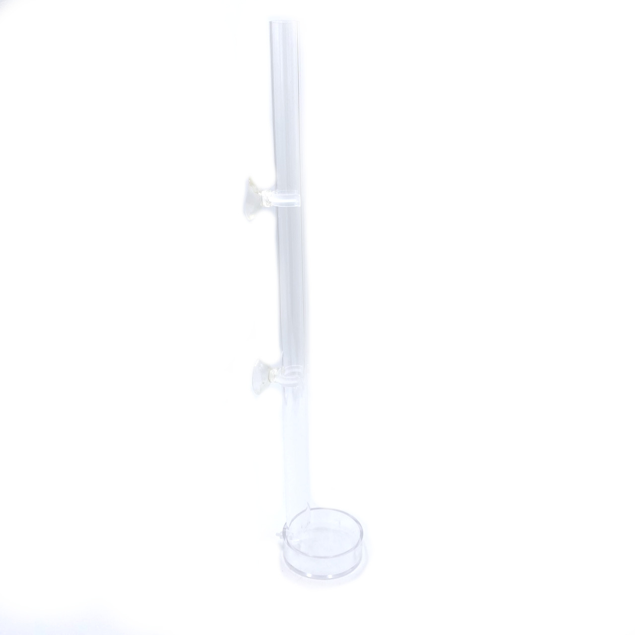 Futterrohr-Set aus Acryl | Rohr und Futter-Schale für Garnelenfutter | Shrimp Feeder Tube 20cm