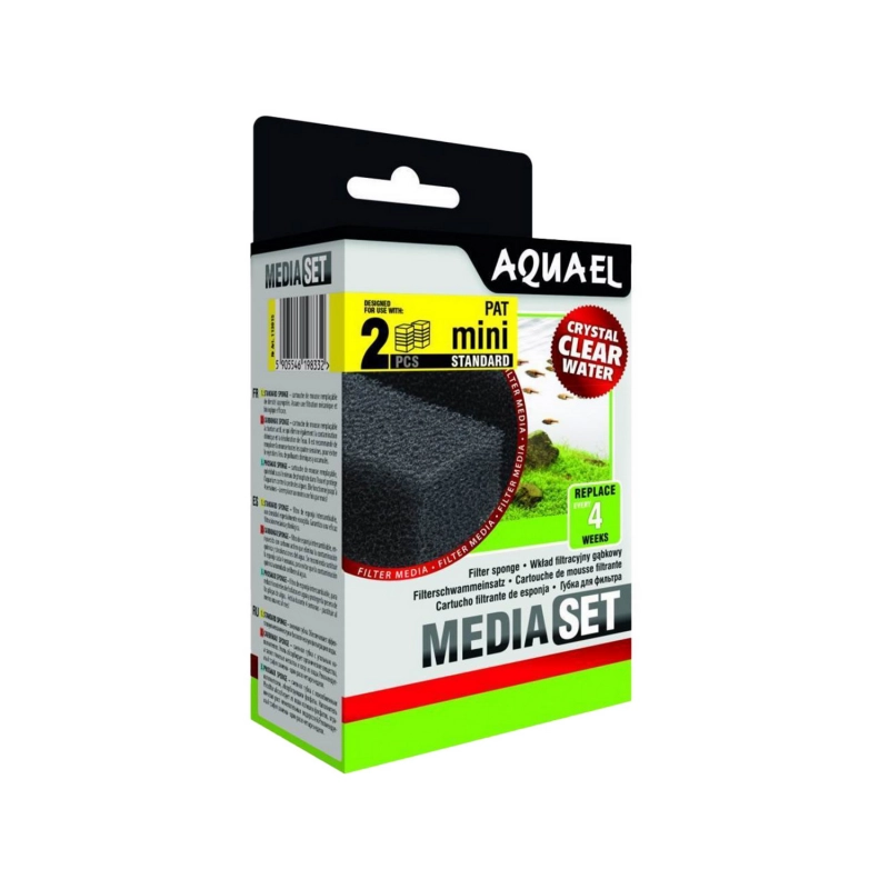 Aquael Pat Mini | Ersatzschwamm Standard - 2 Stück Aquael Pat Mini | Ersatzschwamm Standard - 2 Stück