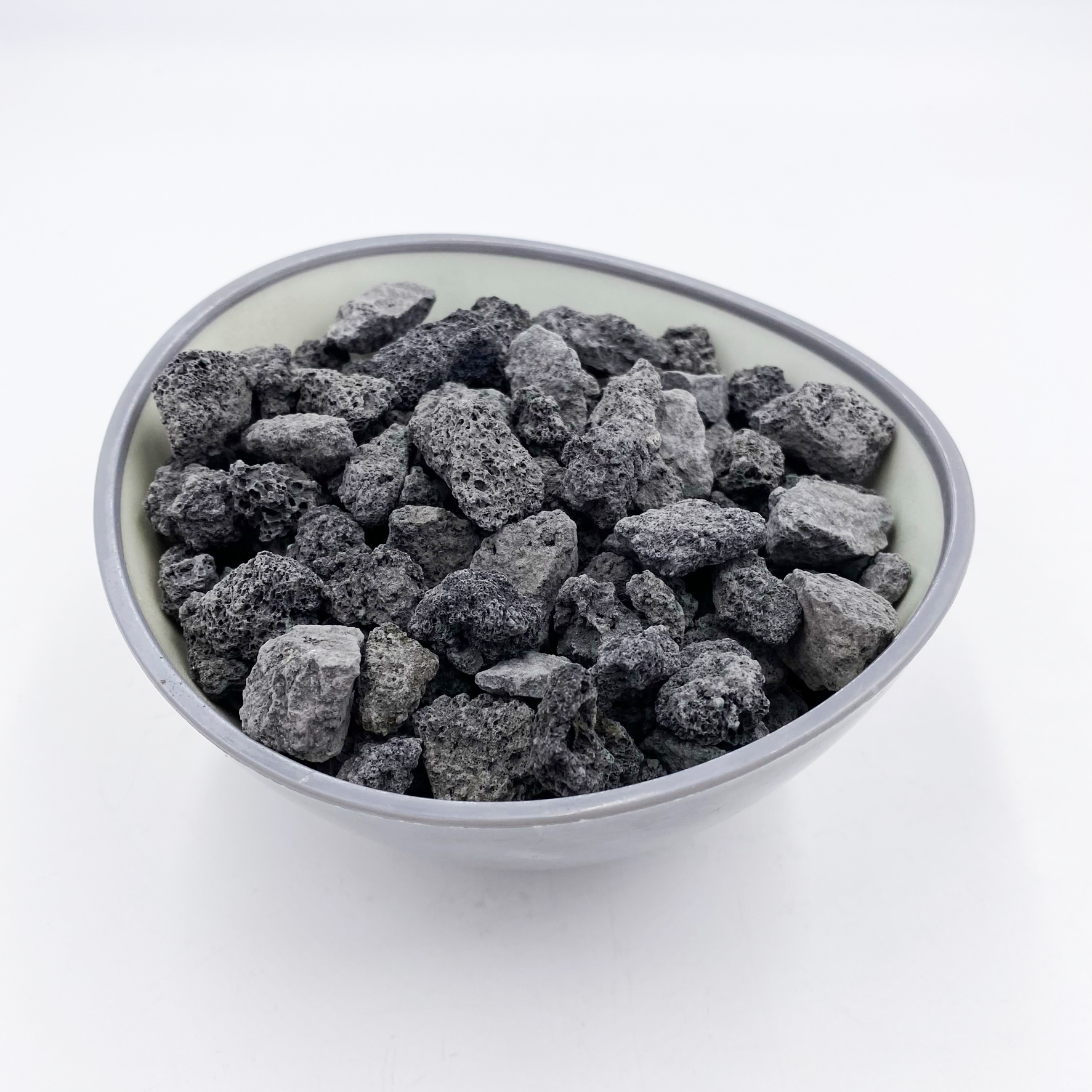 Lavastein Splitt schwarz 8-16 mm Kiloware