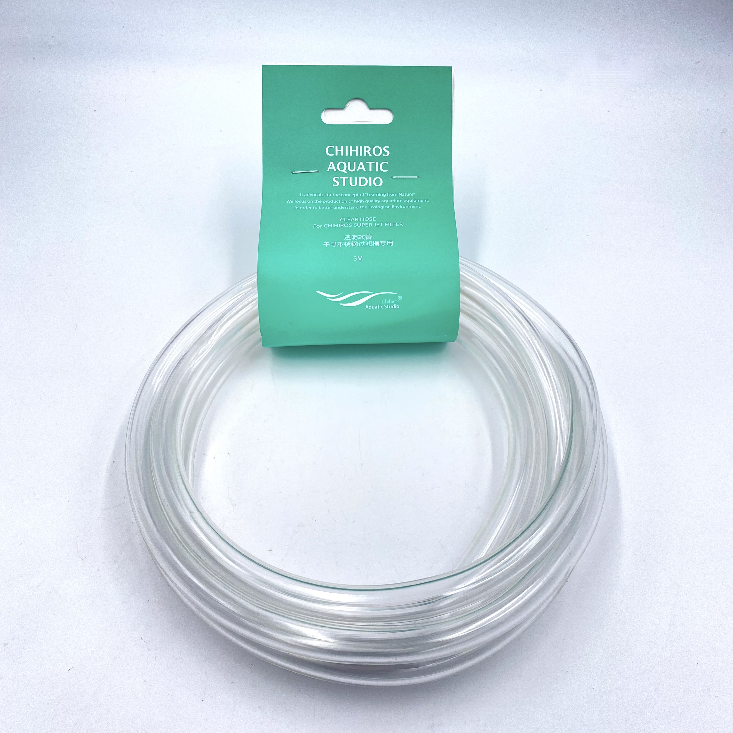 Transparenter Aquariumschlauch ohne Aufdruck 3 Meter mit 9/12mm Durchmesser