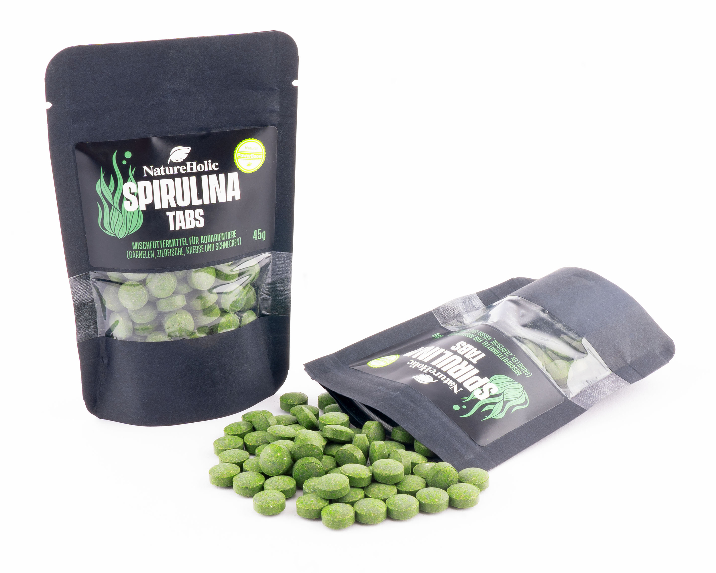 Natureholic - Spirulina Tabs - 45g Natureholic - Spirulina Tabs - 45g