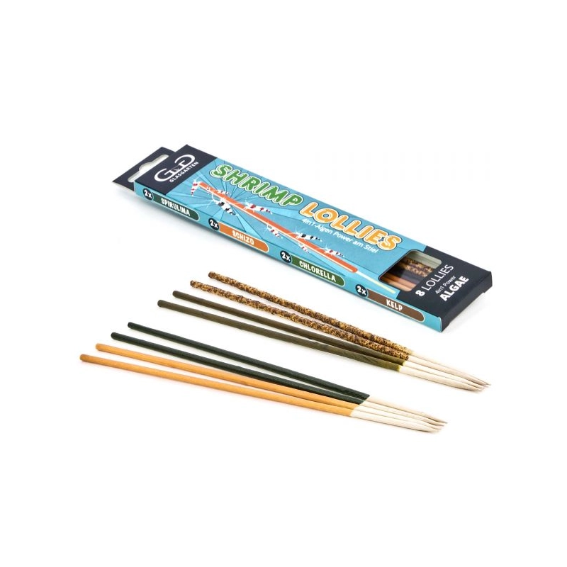 GlasGarten Shrimp Lollies 4 in1 Power Algae 8 St GlasGarten Shrimp Lollies 4 in1 Power Algae 8 St