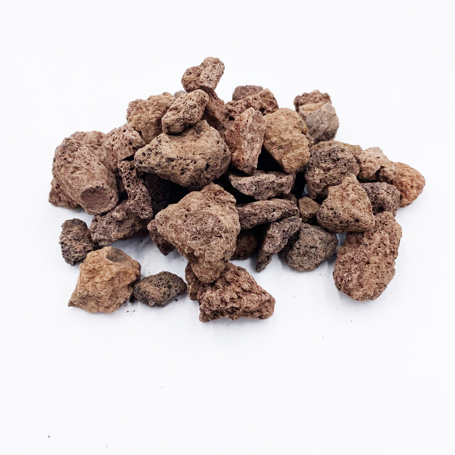 Lavastein rot/braun 16-32 mm - Kiloware