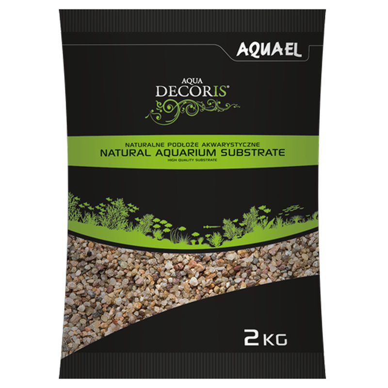 Aquael Bodengrund natural bunt 3-5mm 2KG Aquael Bodengrund natural bunt 3-5mm 2KG