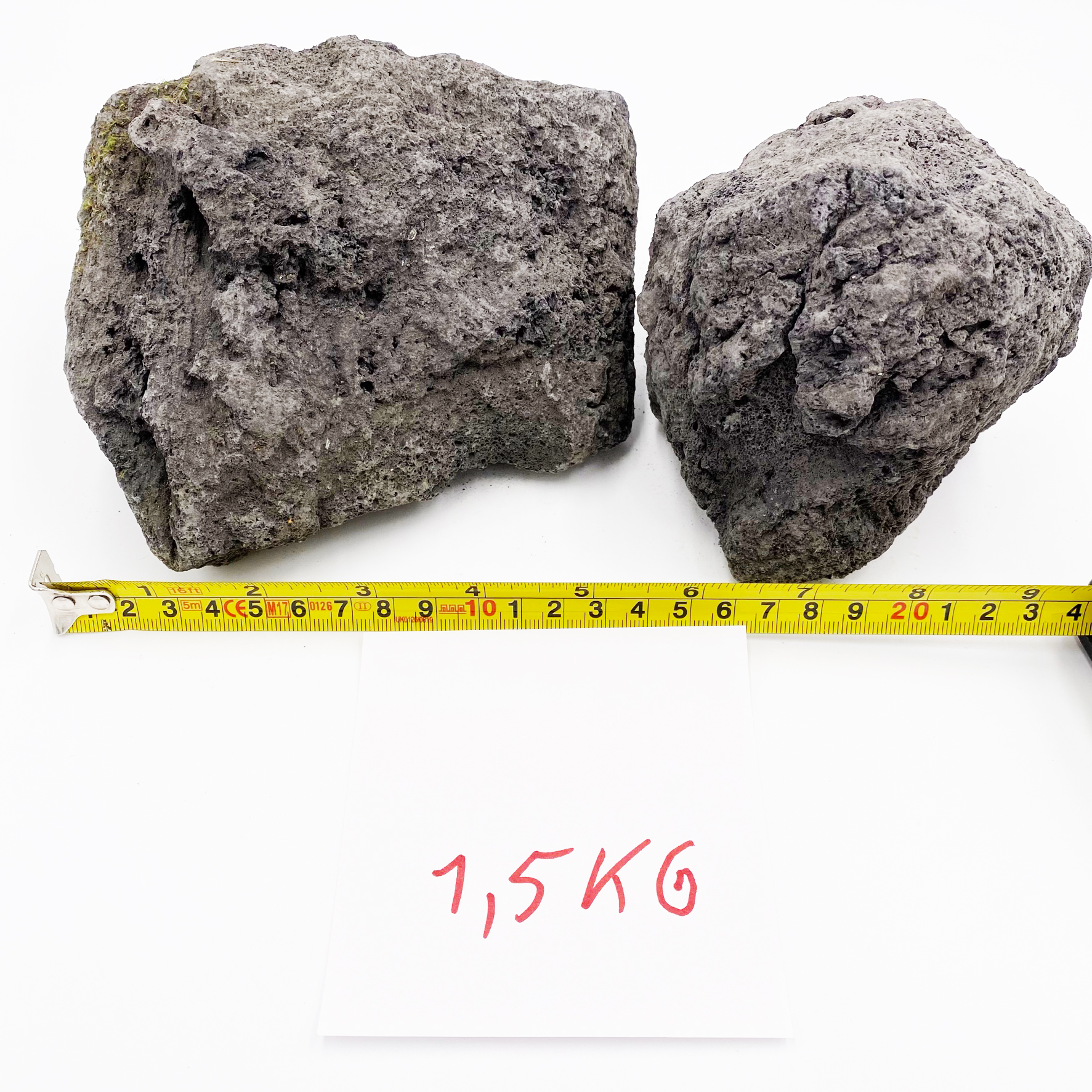 Premium Lavastein schwarz 9-14cm Stückpreis