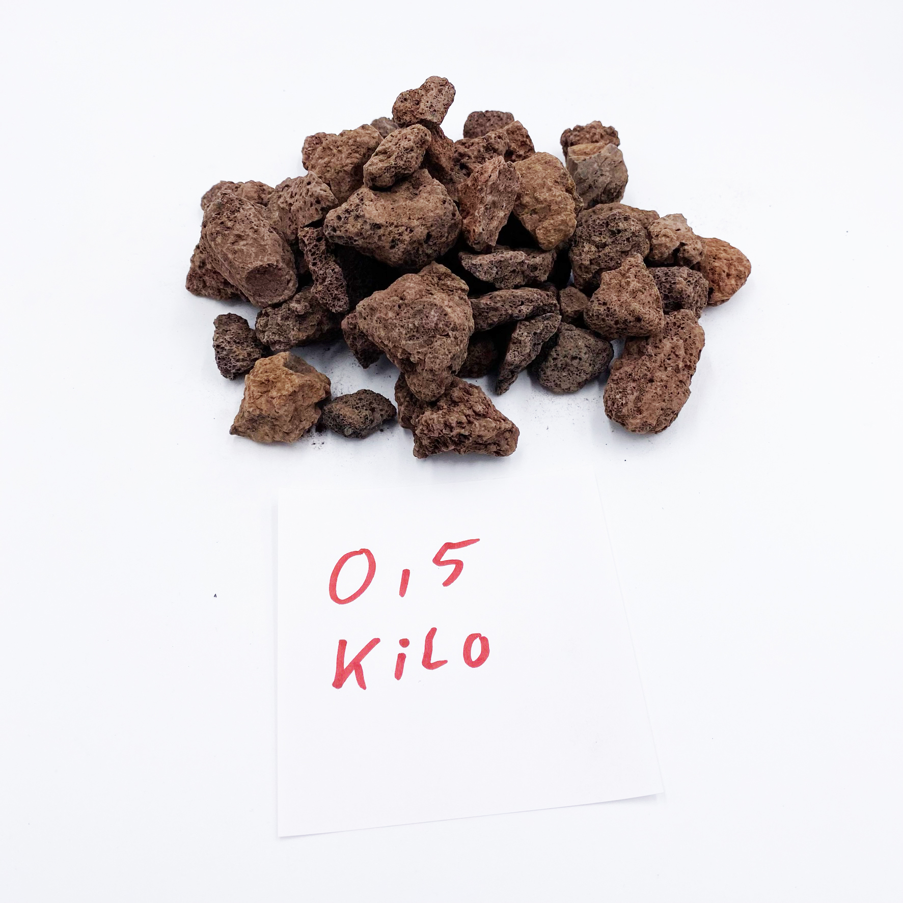 Lavastein rot/braun 16-32 mm - Kiloware