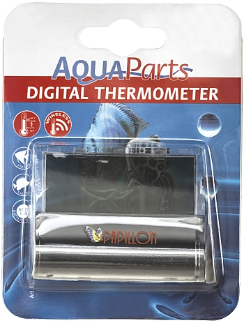 Digital Thermometer schwarz/transparent