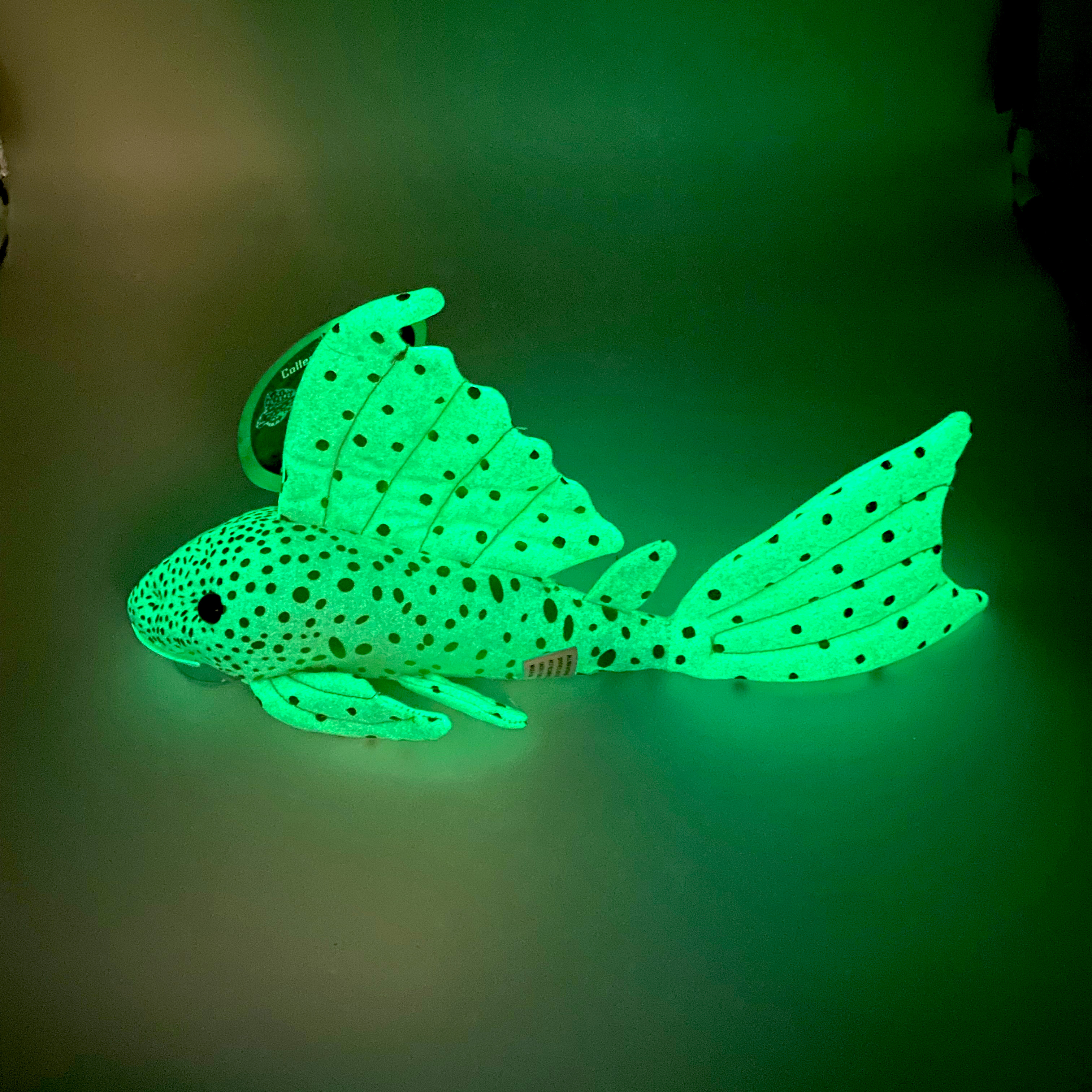 GreenPleco - Green Phantom Plushie Plüschtier - Leuchtet im Dunkeln GreenPleco - Green Phantom Plushie Plüschtier - Leuchtet im Dunkeln