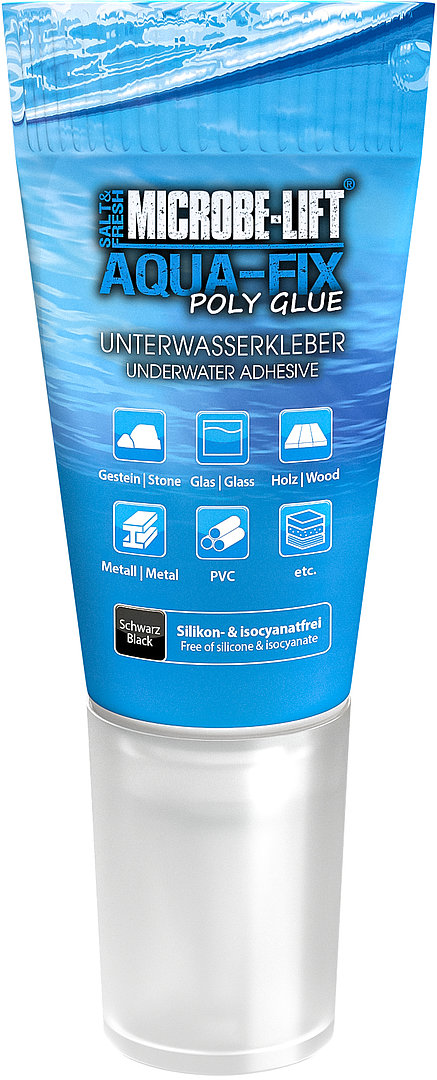 Microbe-Lift Aqua Aqua-Fix Poly Glue Unterwasser Kleber 60g Tube Microbe-Lift Aqua Aqua-Fix Poly Glue Unterwasser Kleber 60g Tube