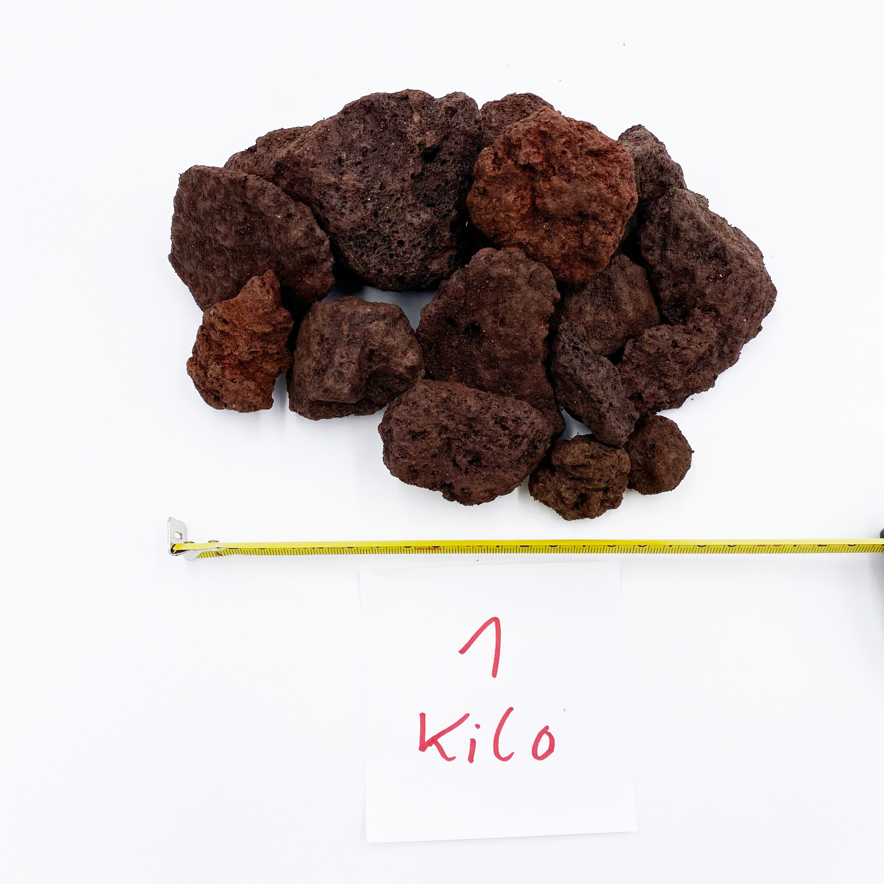 Lavastein rot/braun 32-56 mm - Kiloware