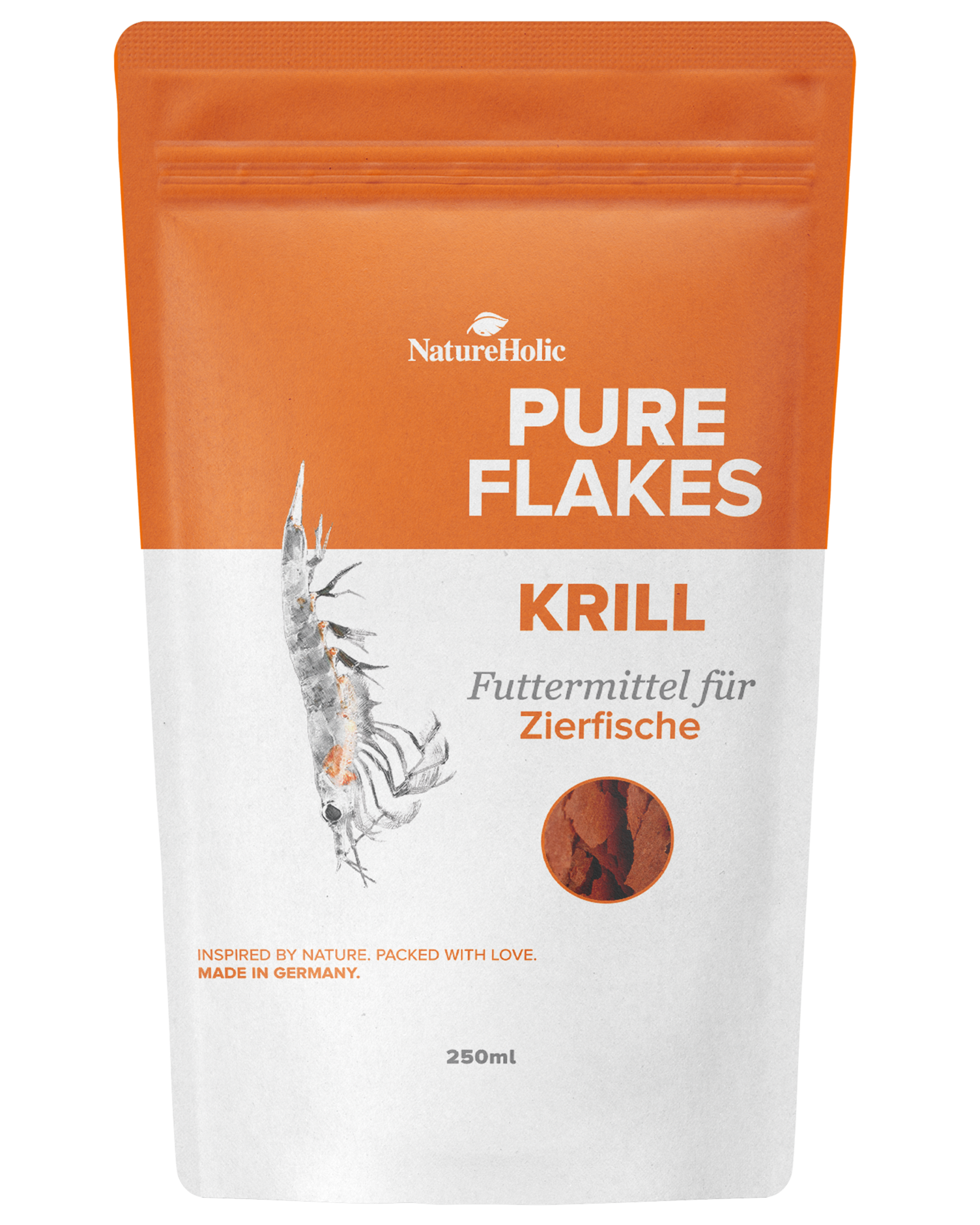 NatureHolic Pure Flakes - Krill - 250 ml NatureHolic Pure Flakes - Krill - 250 ml