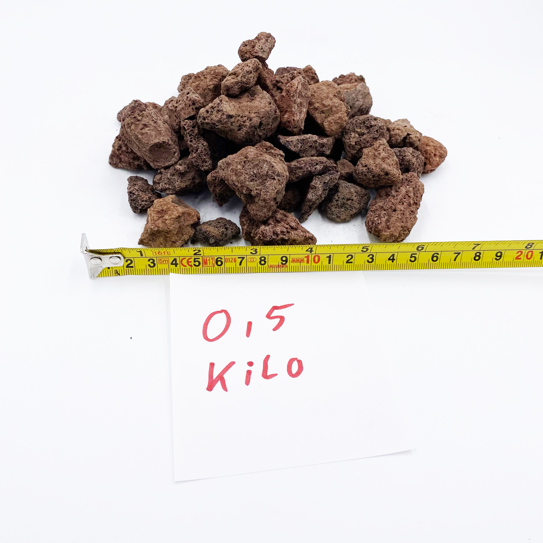 Lavastein rot/braun 16-32 mm - Kiloware