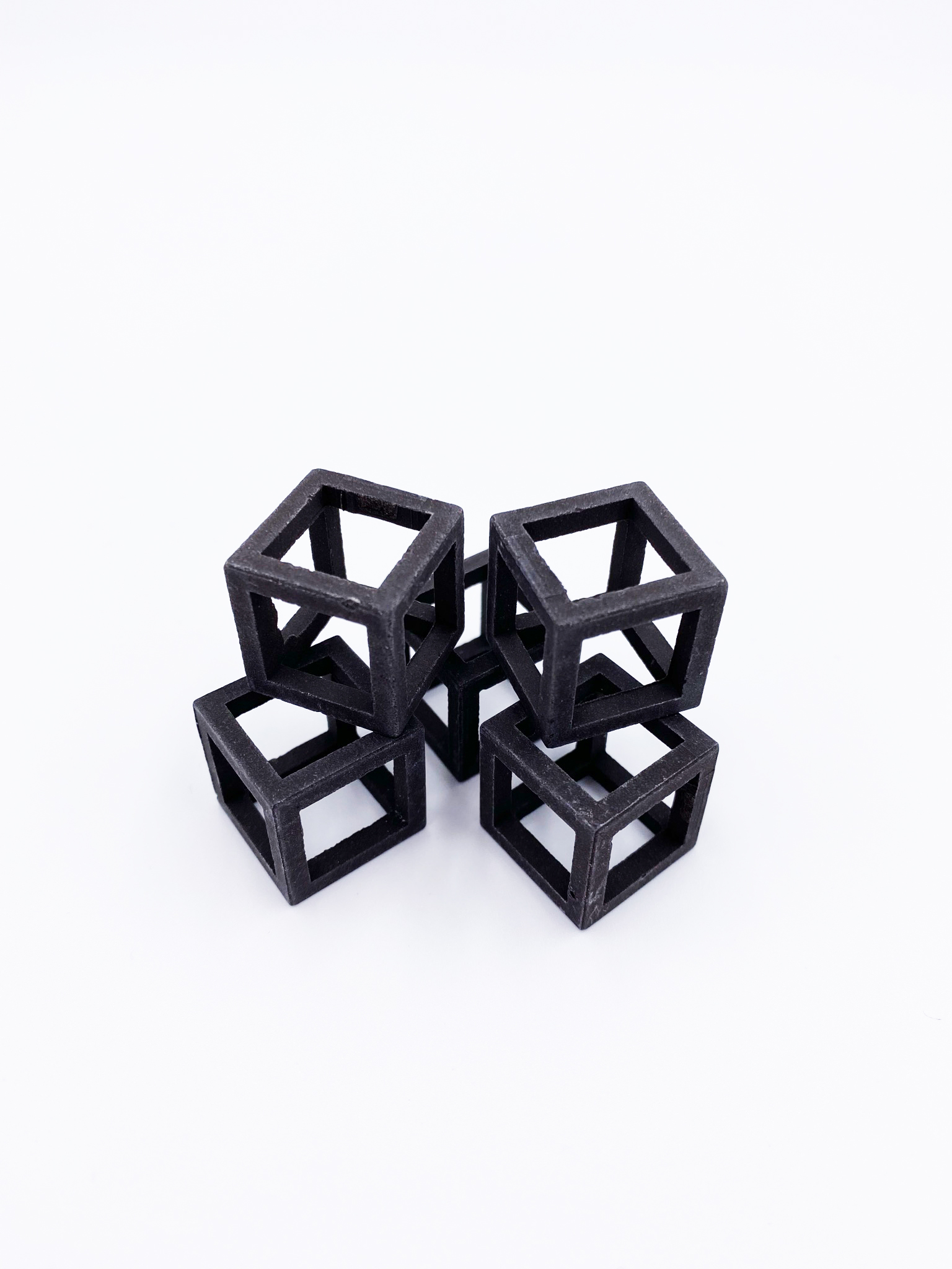 Garnelen Cubes 2 cm - 5 Stück Würfel - braun