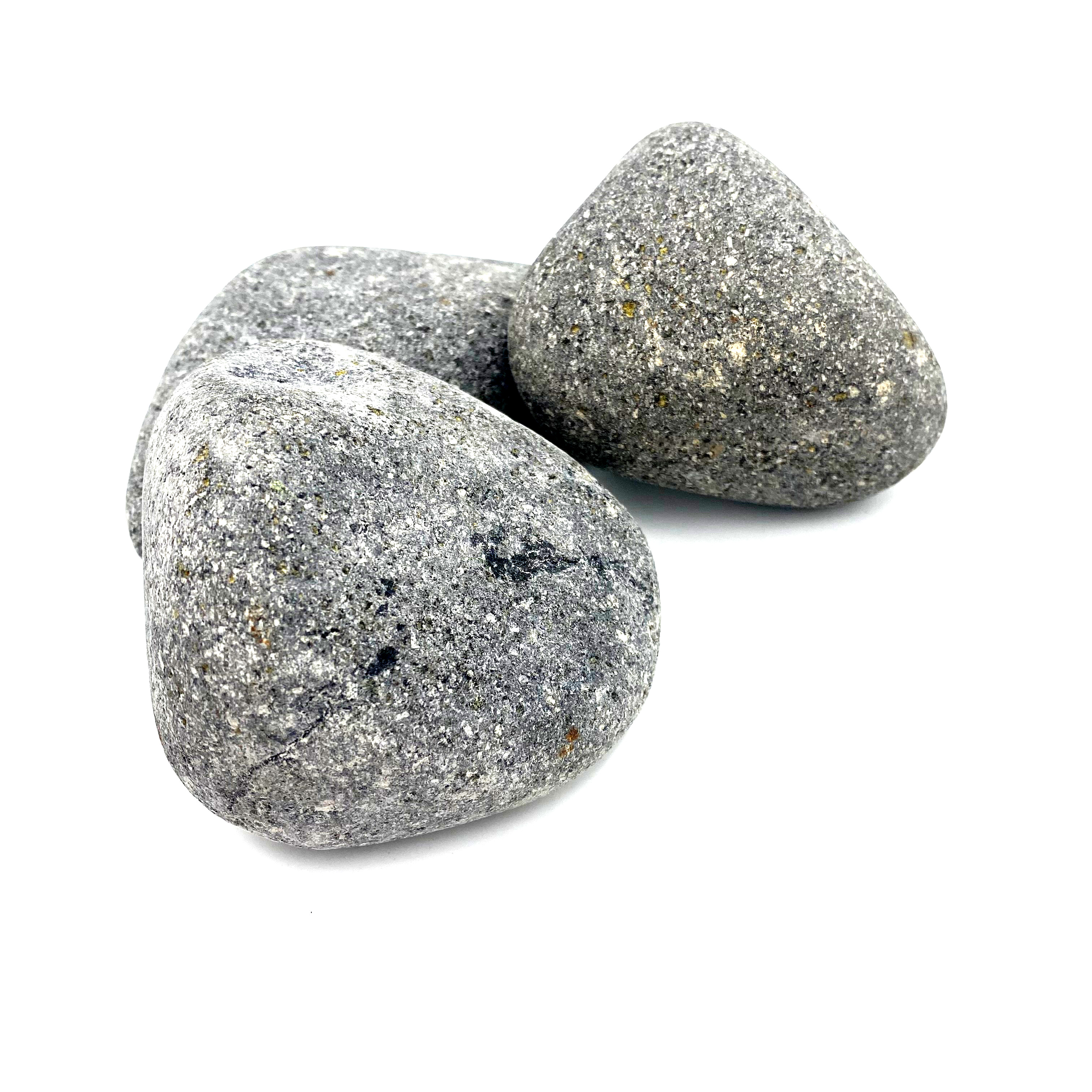 Schwarze Basalt Steine 3 Stück 7-15cm Schwarze Basalt Steine 3 Stück 7-15cm