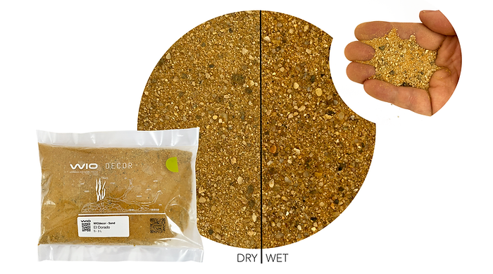 WIOdecor-Sands - EL DORADO RIVER SAND 2kg, 0,1 - 4mm WIOdecor-Sands - EL DORADO RIVER SAND 2kg, 0,1 - 4mm