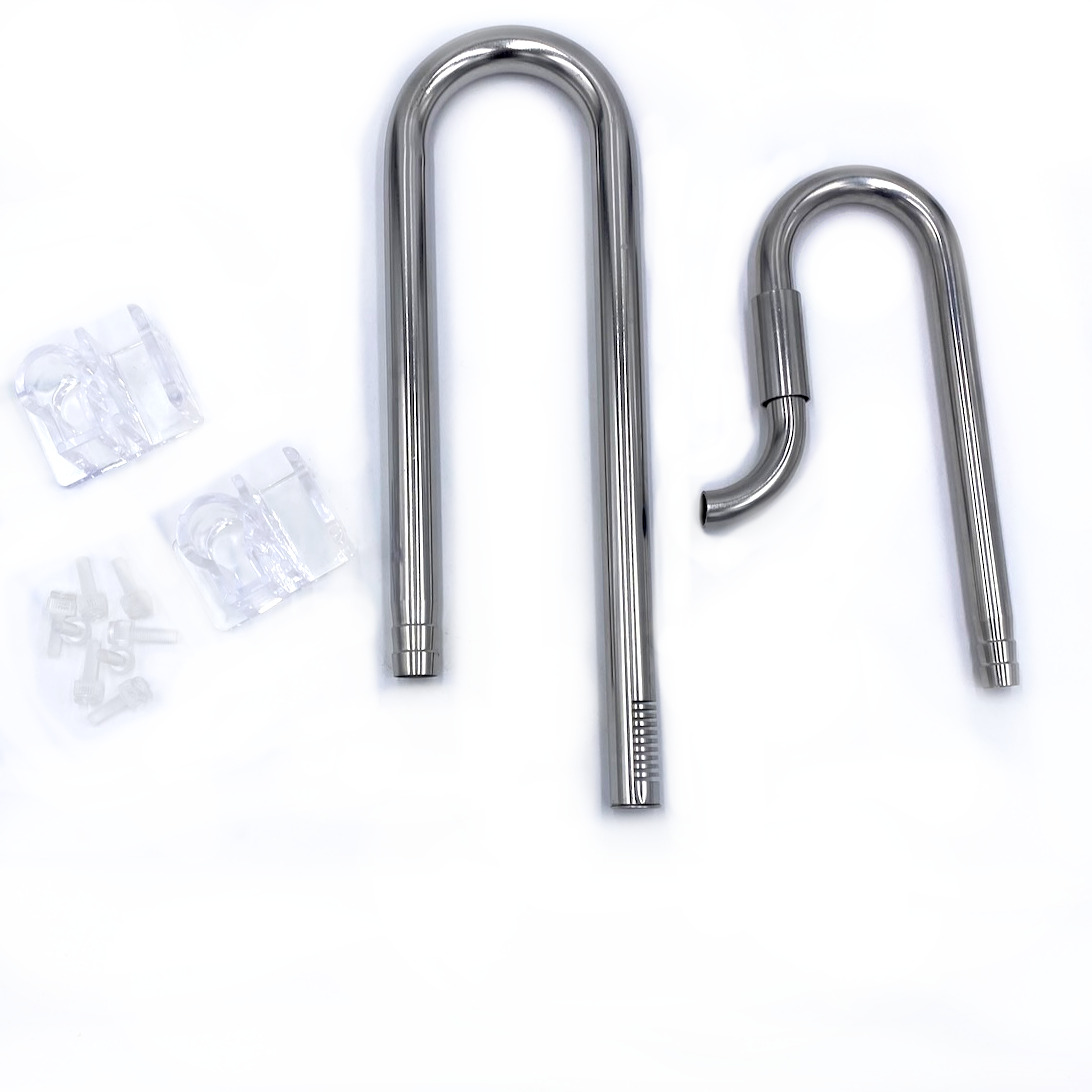 Edelstahl Set Inlet / Outlet - Einlauf Auslauf Set 12/16mm und 16/22mm - Lily Pipe Edelstahl Set Inlet / Outlet - Einlauf Auslauf Set 12/16mm und 16/22mm - Lily Pipe