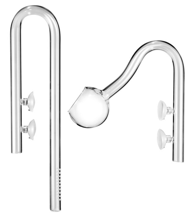 Glas Ein-/Auslass Poppy (12 mm)