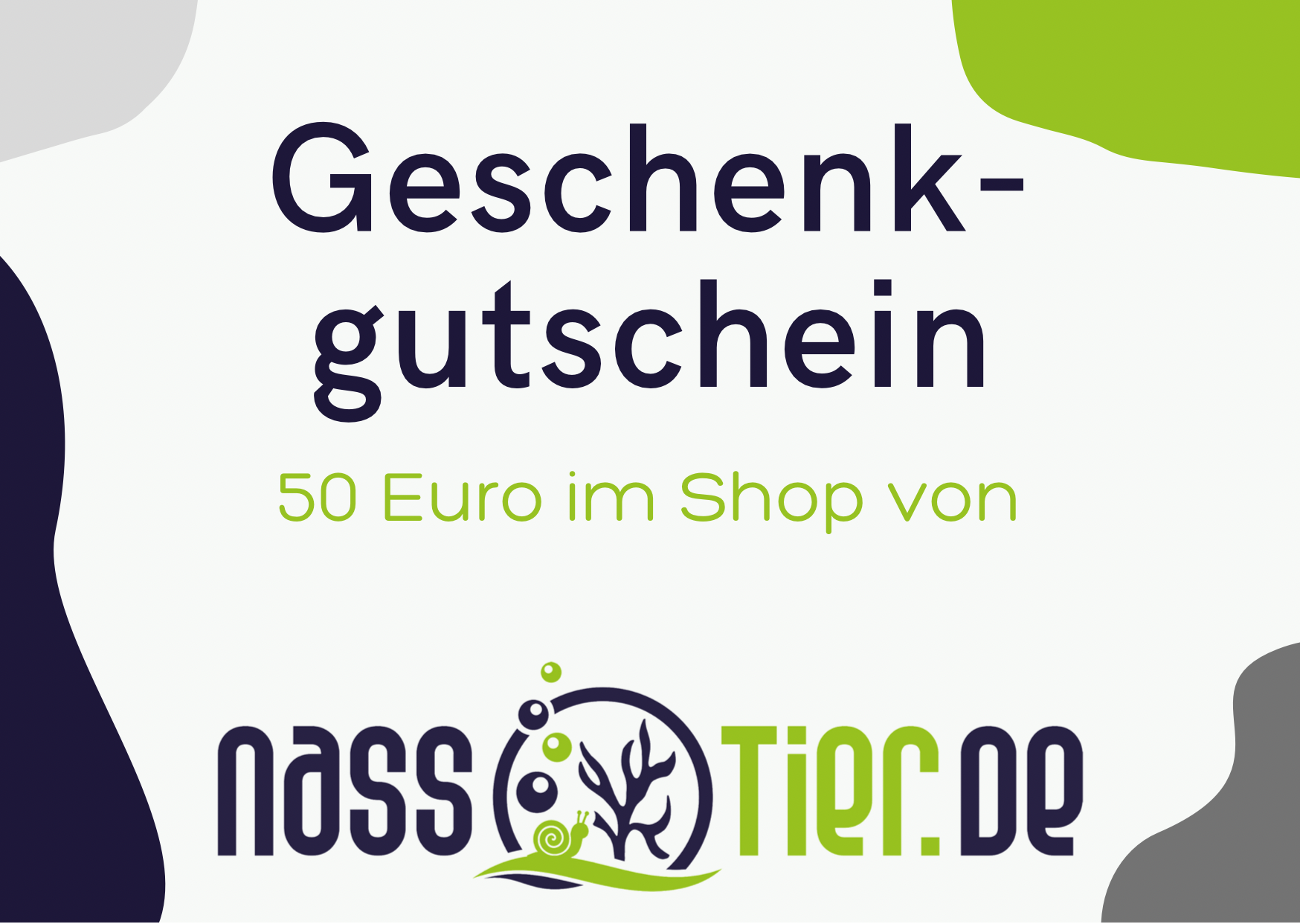 NassTier.de - Gutschein mit 50 Euro