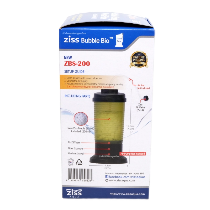 Ziss Bubble Moving Media Filter ZBS-200 Ziss Bubble Moving Media Filter ZBS-200
