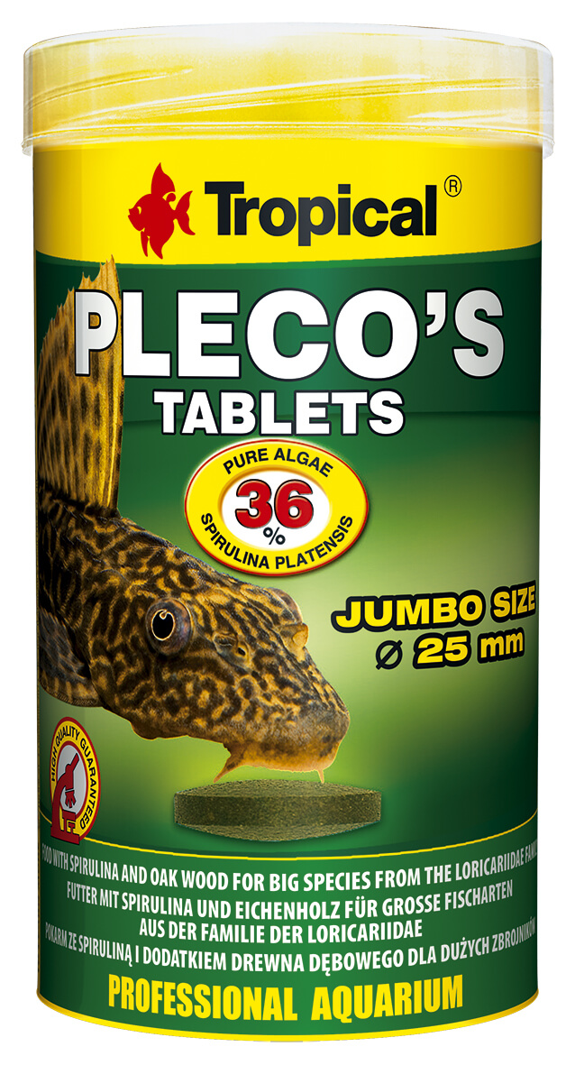 Tropical Pleco's Tablets - Wels Futter Tabletten - 250 ml (Verfall 04/25) Tropical Pleco's Tablets - Wels Futter Tabletten - 250 ml (Verfall 04/25)