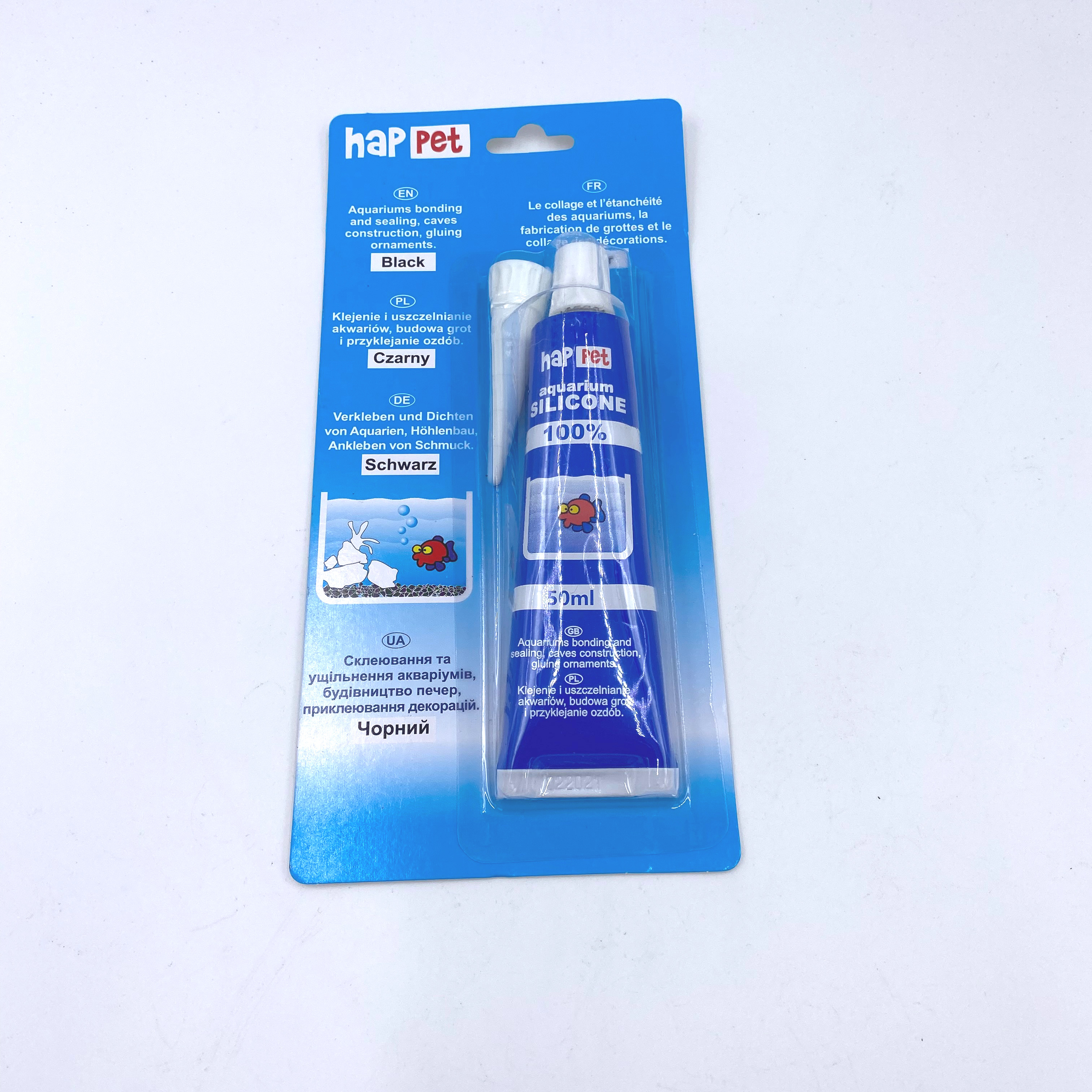 Aquariensilikon 50 ml Tube schwarz Aquariensilikon 50 ml Tube schwarz