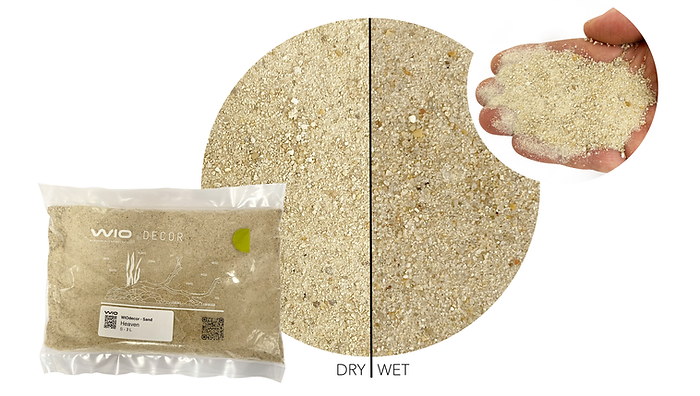 WIOdecor-Sands - HEAVEN RIVER SAND 2kg, 0,1 - 4mm WIOdecor-Sands - HEAVEN RIVER SAND 2kg, 0,1 - 4mm