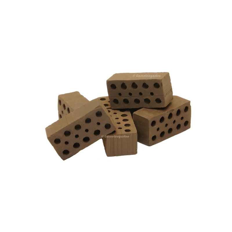 Mini Ziegel Dark Chocolate Tonziegel 6 Stück