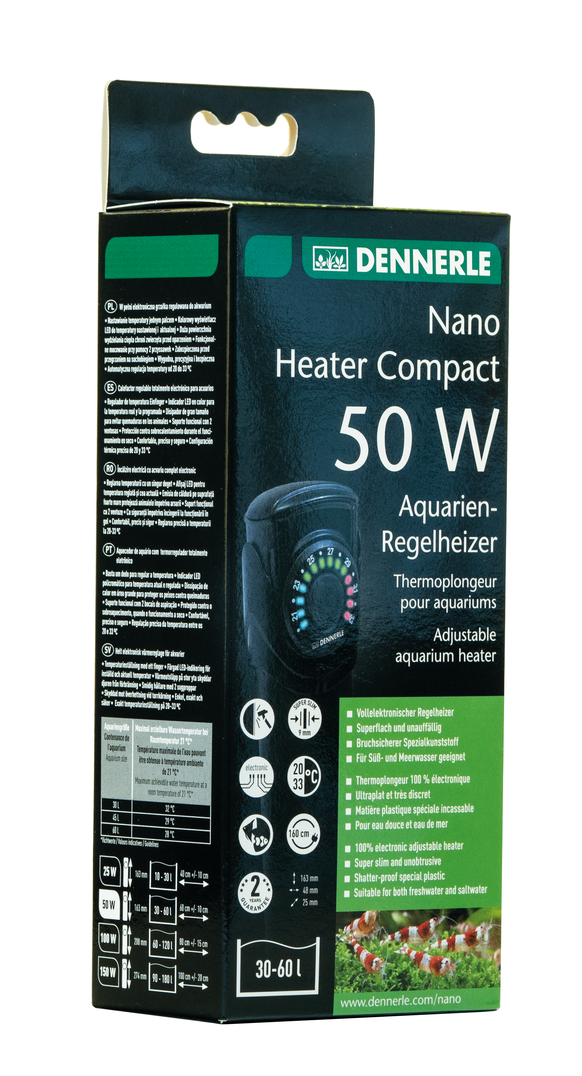 Dennerle Nano Heater Compact 50 Watt Dennerle Nano Heater Compact 50 Watt