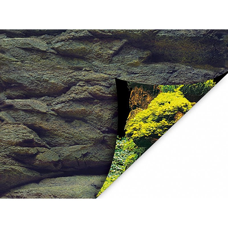 Aqua Nova Aquarium Hintergrund Folie Rock/Plants XL - 150x60 cm Aqua Nova Aquarium Hintergrund Folie Rock/Plants XL - 150x60 cm