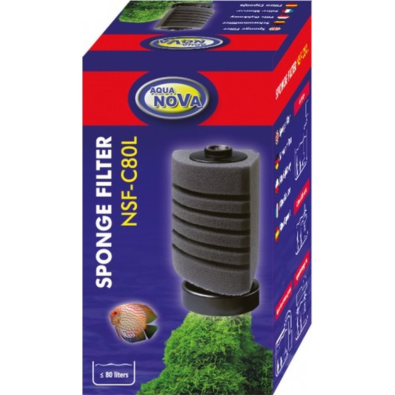 Aqua Nova Stand Bio-Eckschwammfilter NSF-C80L bis 80 Liter