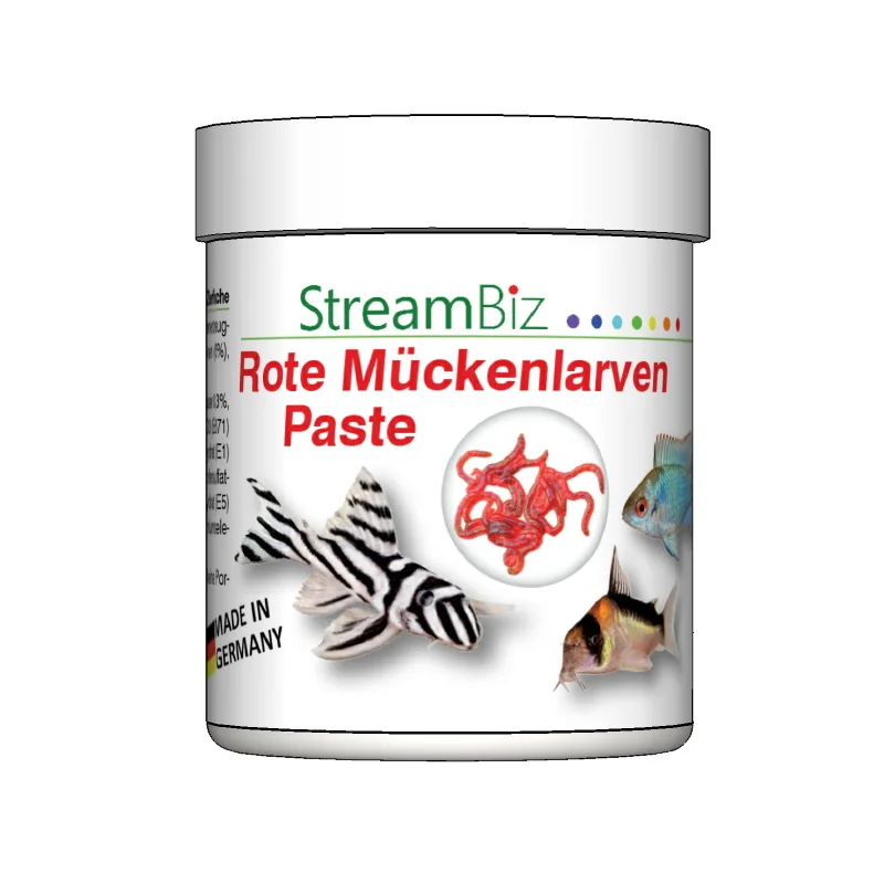 StreamBiz Rote Mückenlarven Paste 70g StreamBiz Rote Mückenlarven Paste 70g