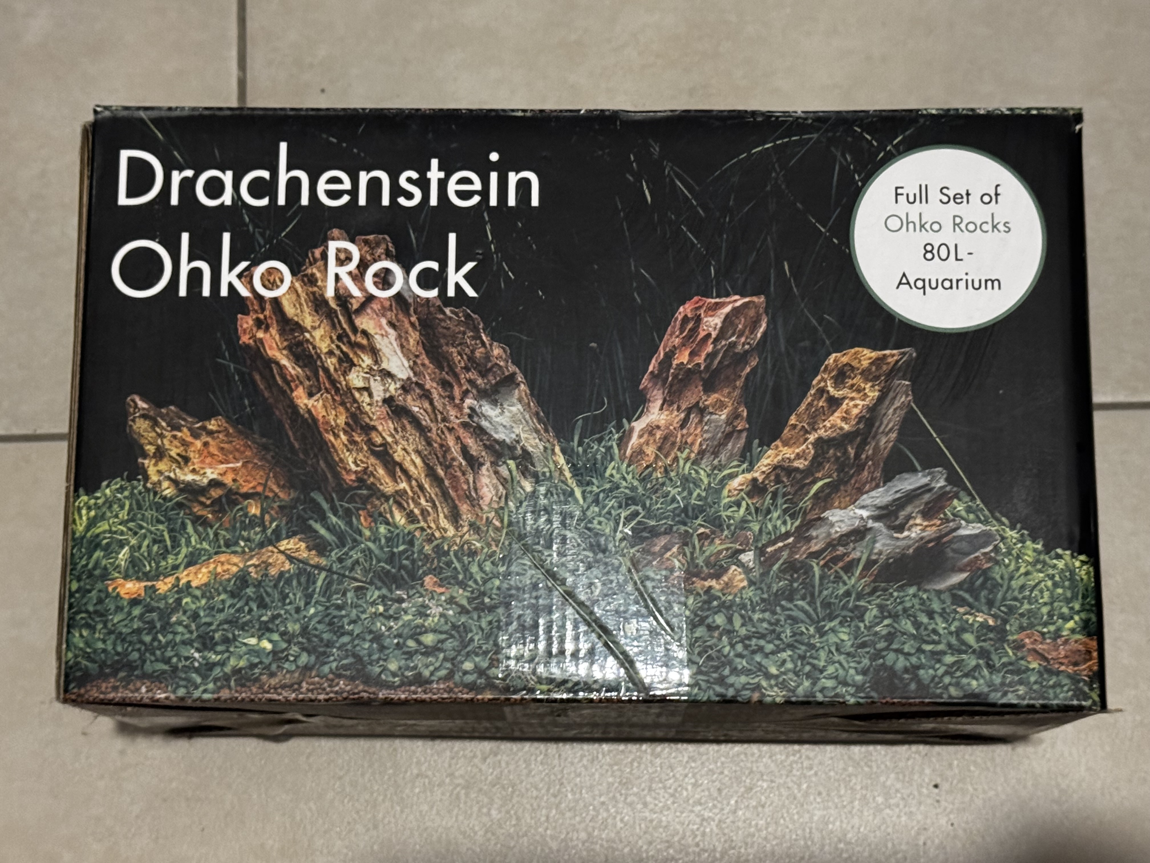 Aquadeco Deko-Set Drachenstein Ohko Stone Rock für 80l Aquarium