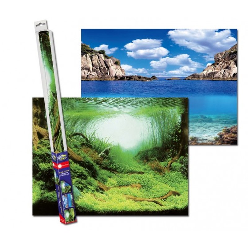 Aqua Nova Aquarium Hintergrund Folie Plants/Ocean S - 60x30 cm Aqua Nova Aquarium Hintergrund Folie Plants/Ocean S - 60x30 cm