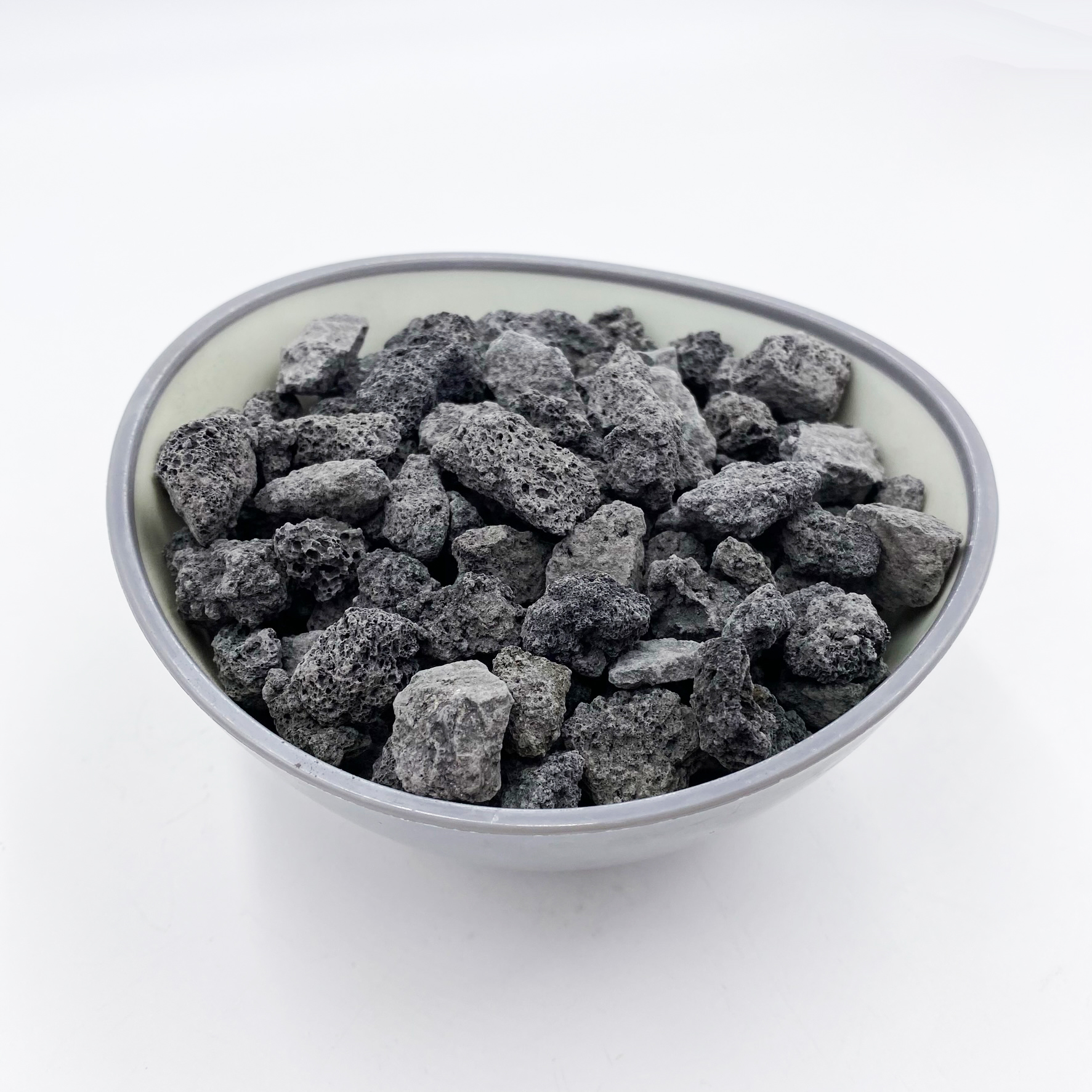 Lavastein Splitt schwarz 8-16 mm Kiloware