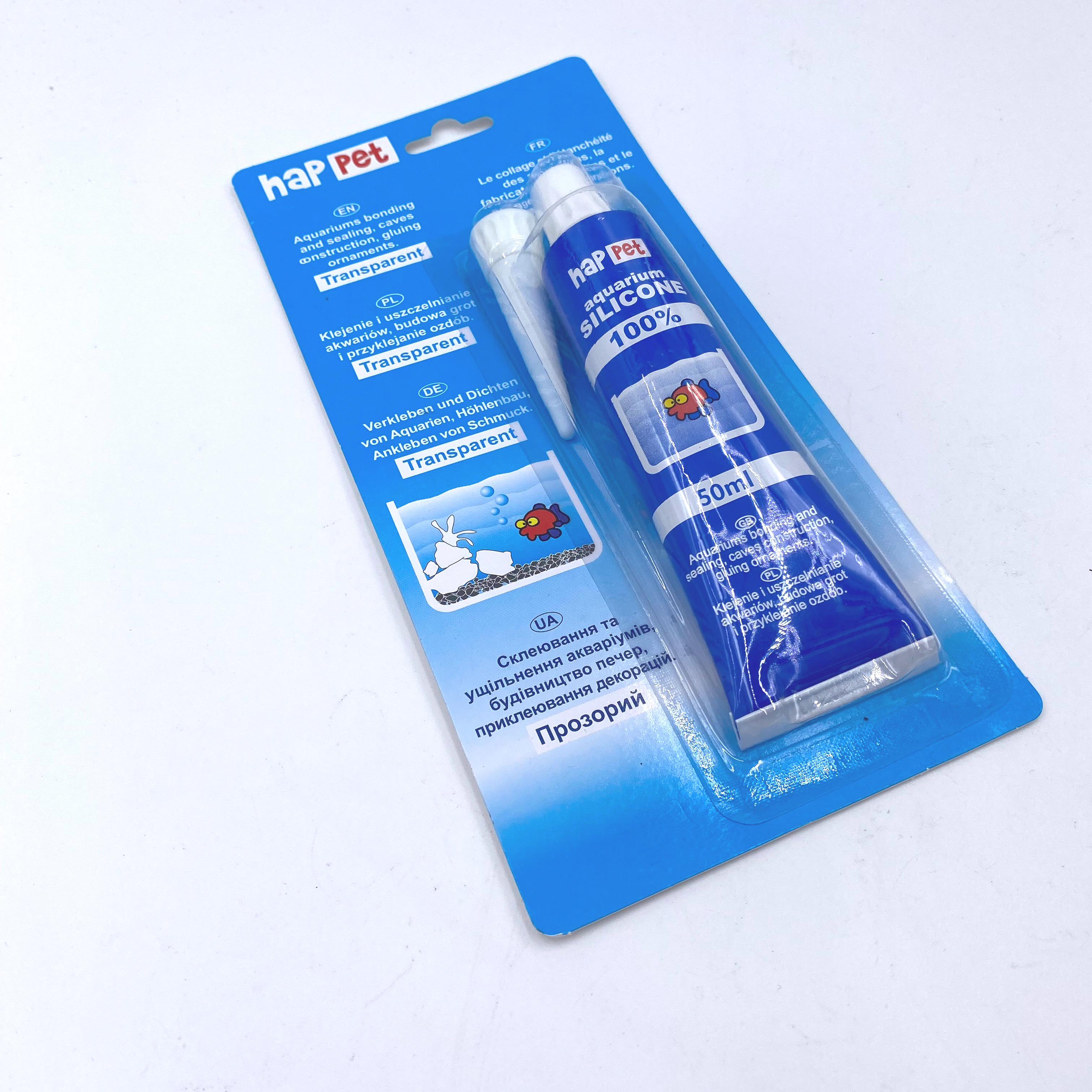 Aquariensilikon 50 ml Tube transparent