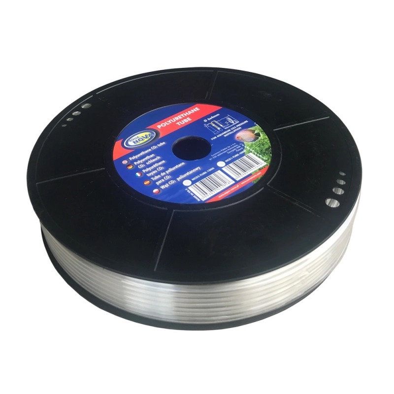 CO2 Hochdruckschlauch PU für CO2 Anlage 4/6mm transparent 100 Meter Rolle CO2 Hochdruckschlauch PU für CO2 Anlage 4/6mm transparent 100 Meter Rolle