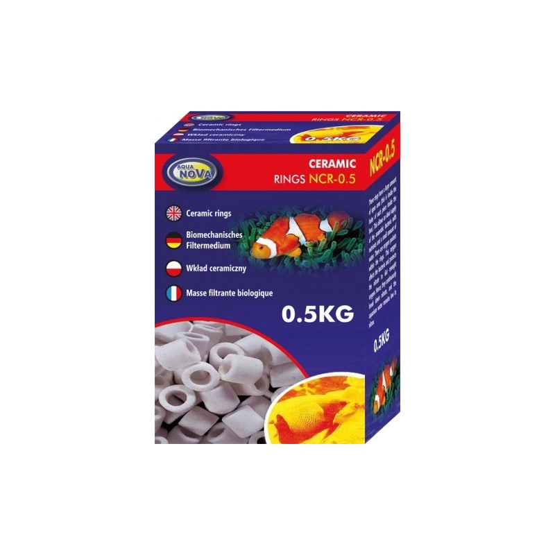 Aqua Nova Ceramic Rings Filtermedium - 500 g Aqua Nova Ceramic Rings Filtermedium - 500 g
