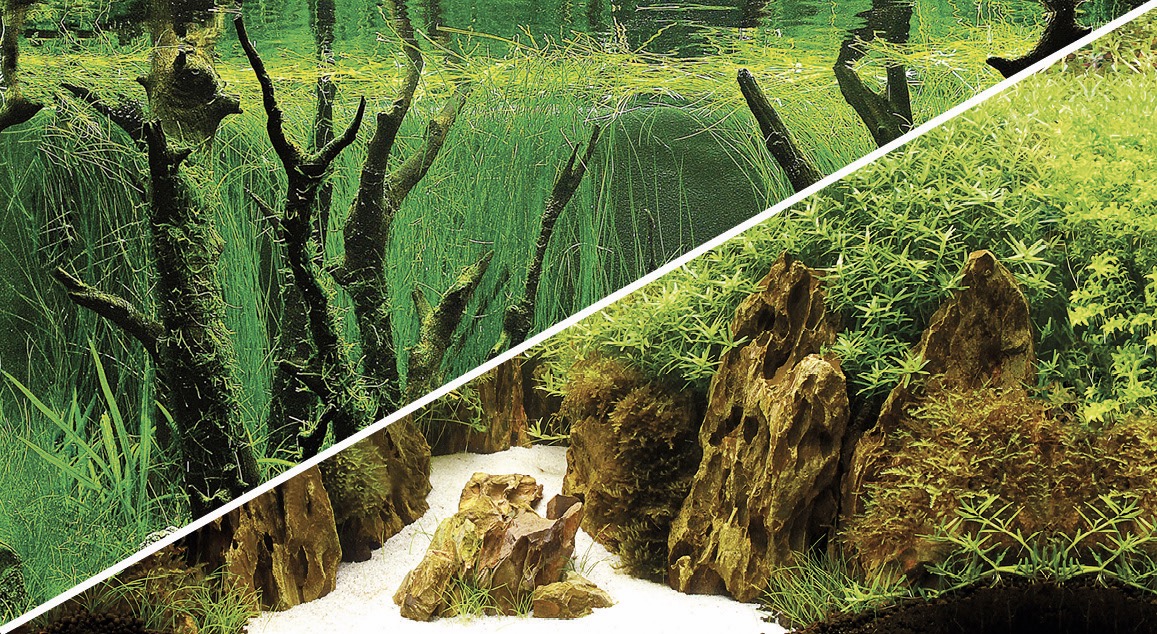 Hobby Aquarium Hintergrund Folie Canyon/Woodland 200x60cm Hobby Aquarium Hintergrund Folie Canyon/Woodland 200x60cm