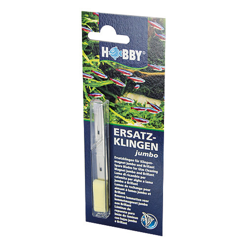 Ersatzklingen jumbo für Brillant Handklingenreiniger - 4 Stück