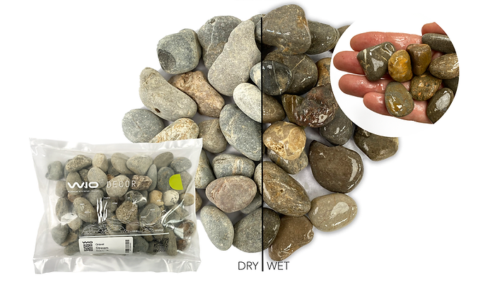 WIOdecor-Gravels - STREAM Gravel L - 2kg, 20-40mm WIOdecor-Gravels - STREAM Gravel L - 2kg, 20-40mm