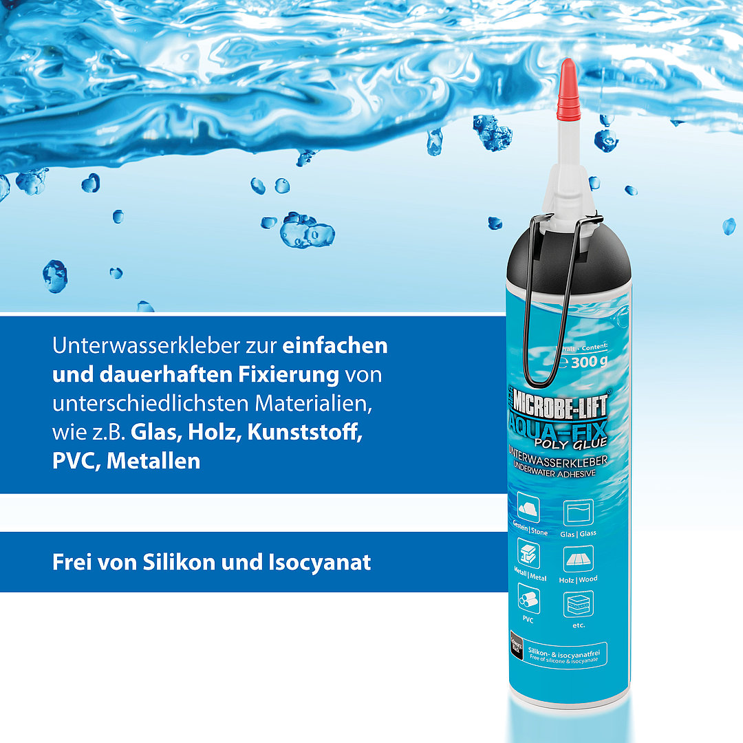 Microbe-Lift Aqua Aqua-Fix Poly Glue Unterwasser Kleber 300g Kartusche Microbe-Lift Aqua Aqua-Fix Poly Glue Unterwasser Kleber 300g Kartusche
