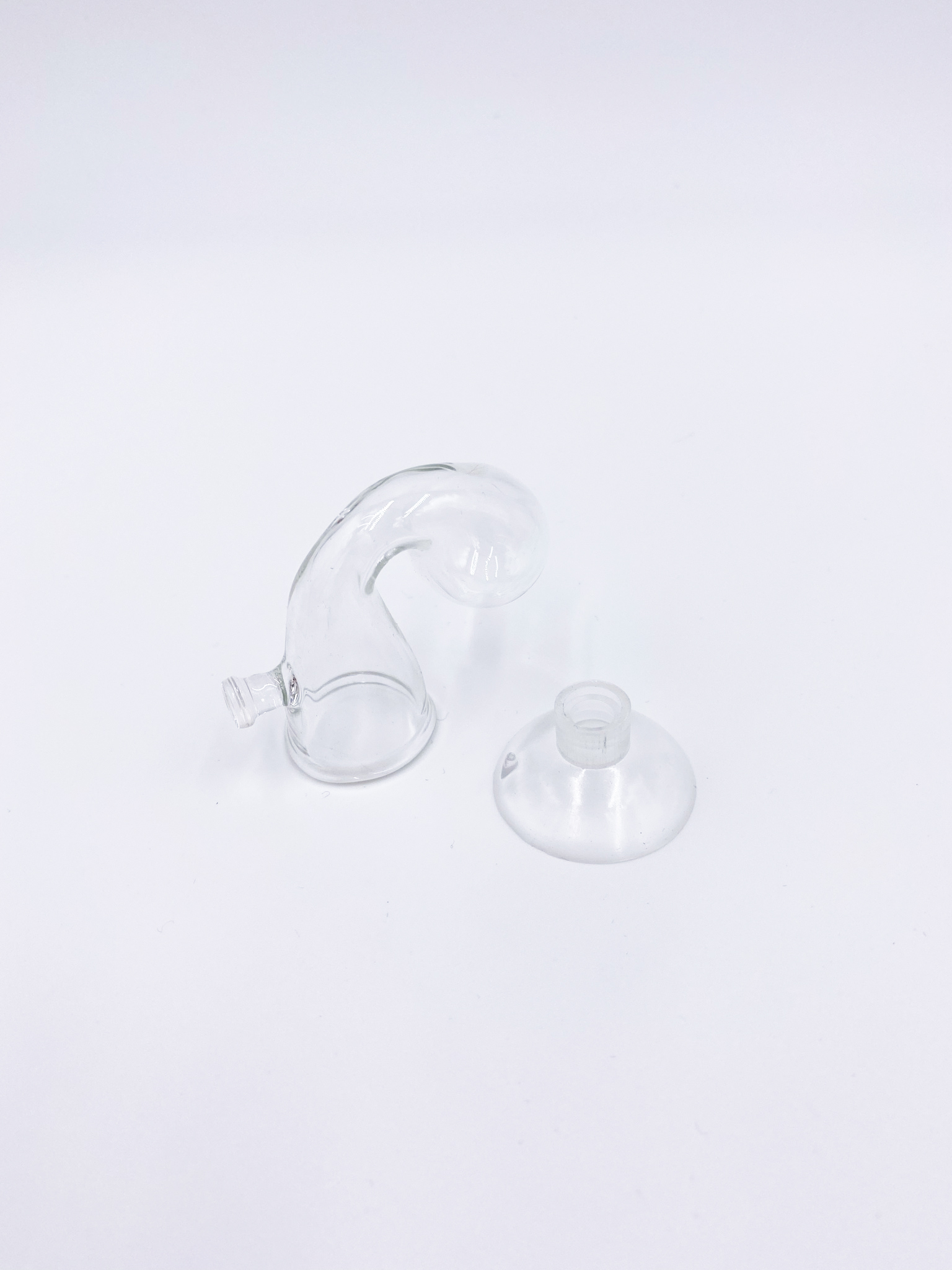 CO2 Dropchecker Dauertest aus Glas mit Saugnapf