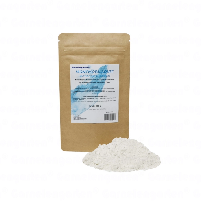 Garnelengarten Montmorillonit Ultra White Powder 