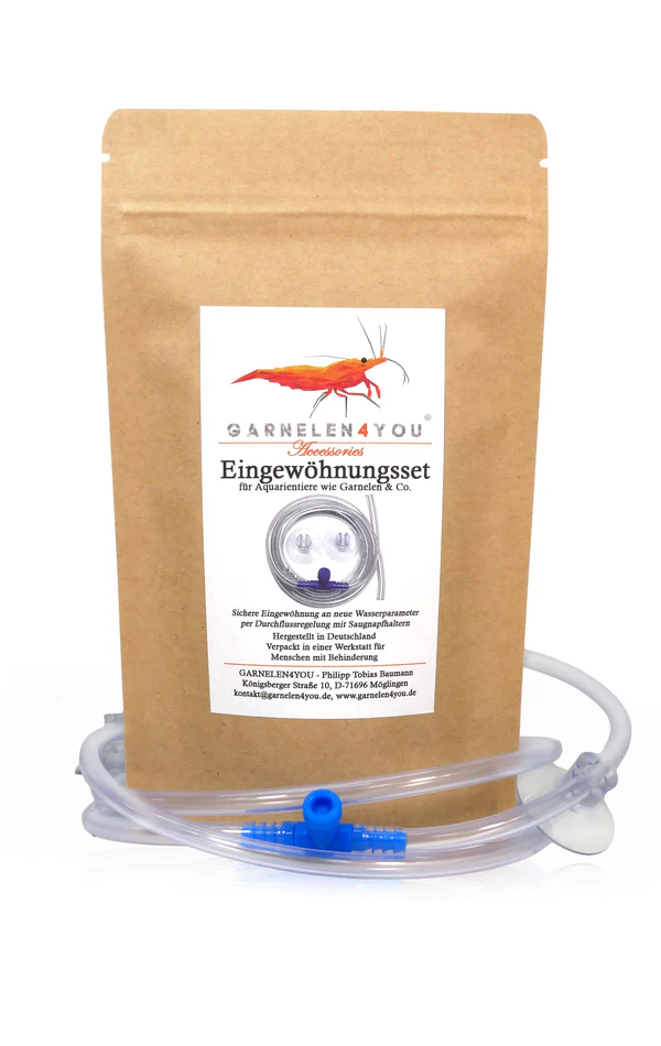 GARNELEN4YOU® Eingewöhnungsset | Premium Tropfsystem Made in Germany