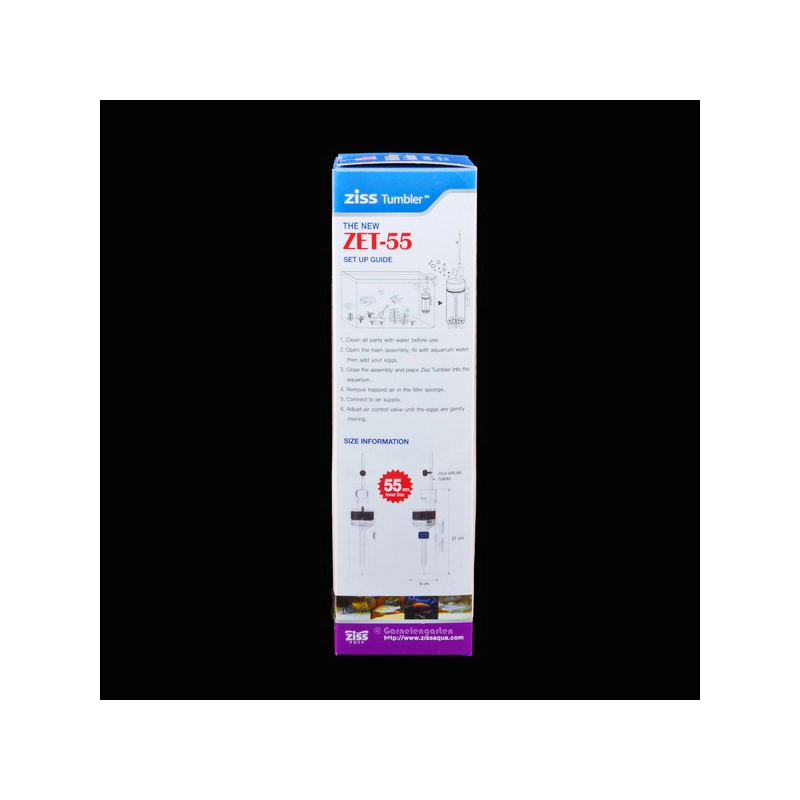 Ziss Fish & Shrimp Egg Tumbler ZET-55 Incubator - Aufzucht von Garneleneiern Ziss Fish & Shrimp Egg Tumbler ZET-55 Incubator - Aufzucht von Garneleneiern