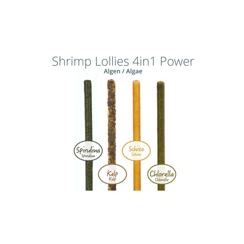 GlasGarten Shrimp Lollies 4 in1 Power Algae 8 St GlasGarten Shrimp Lollies 4 in1 Power Algae 8 St
