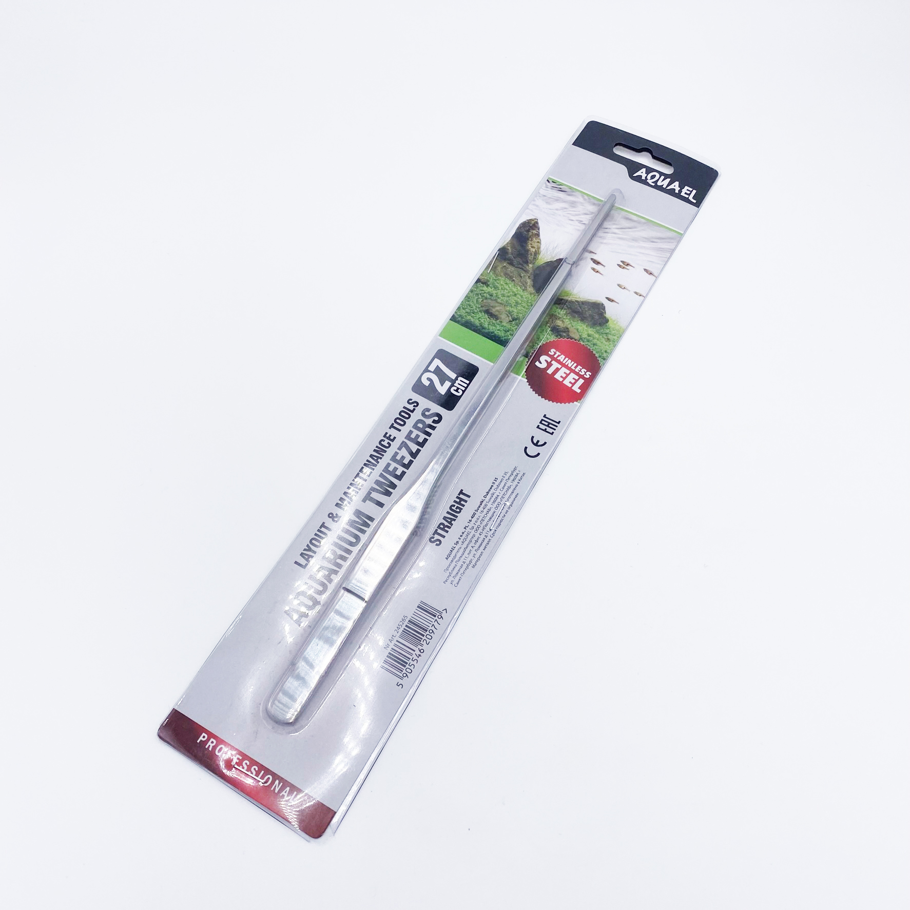 Aquael Pflanz Pinzette gerade 27cm